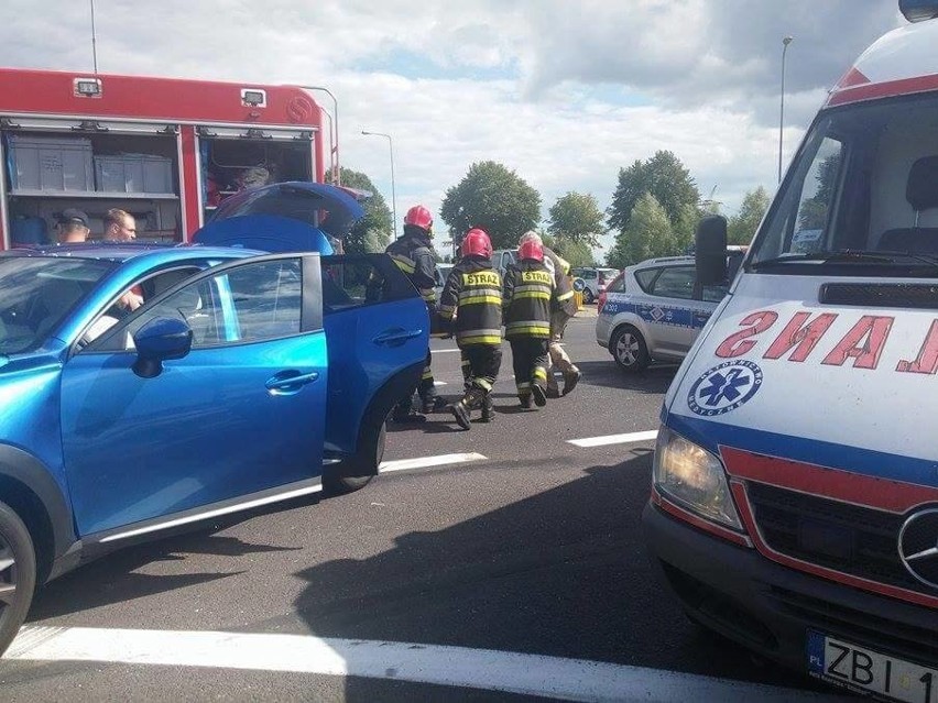 Do wypadku doszło na drodze krajowej numer 6 na obwodnicy...