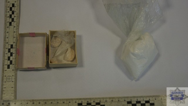 W plecaku mężczyzna miał między innymi 50 gramów amfetaminy.