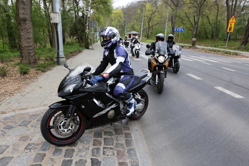 Buspas dla motocyklistów w Szczecinie