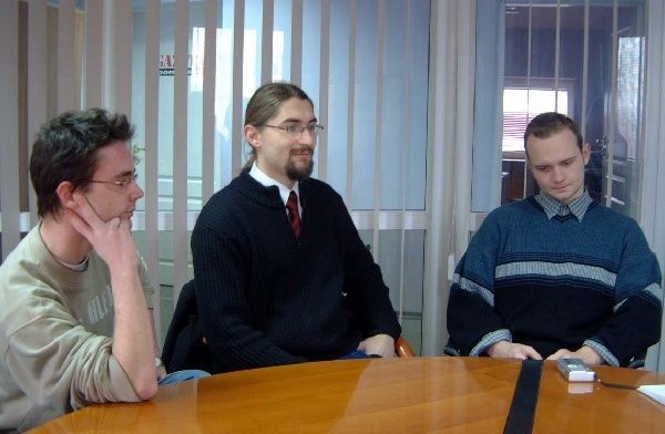 Od lewej: Mariusz Popławski, Jarek Wojtas i  Wojciech Peszyński.