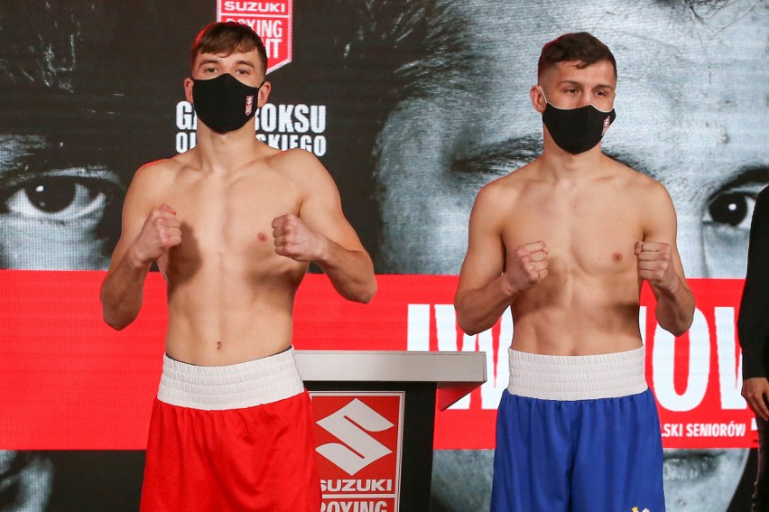 Fotorelacja z ważenia przed sobotnią galą boksu Suzuki Boxing Night w Lublinie (ZDJĘCIA)