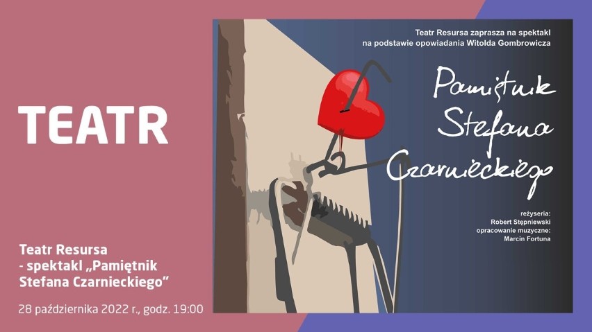 „Pamiętnik Stefana Czarneckiego” - premierowy pokaz spektaklu Teatru Resursa w Resursie Obywatelskiej w Radomiu