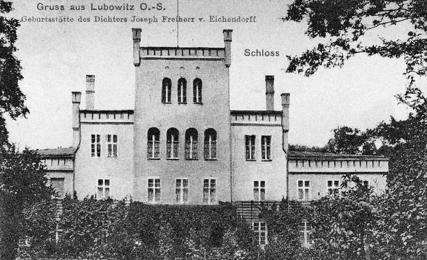 Józef von Eichendorff urodził się w tym pałacu w Łubowicach...