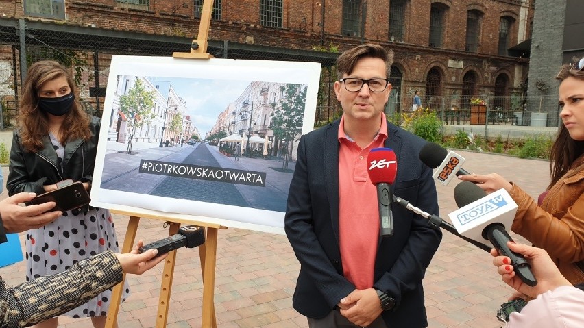 Piotr Kurzawa, menedżer ulicy Piotrkowskiej, zapowiada, że...