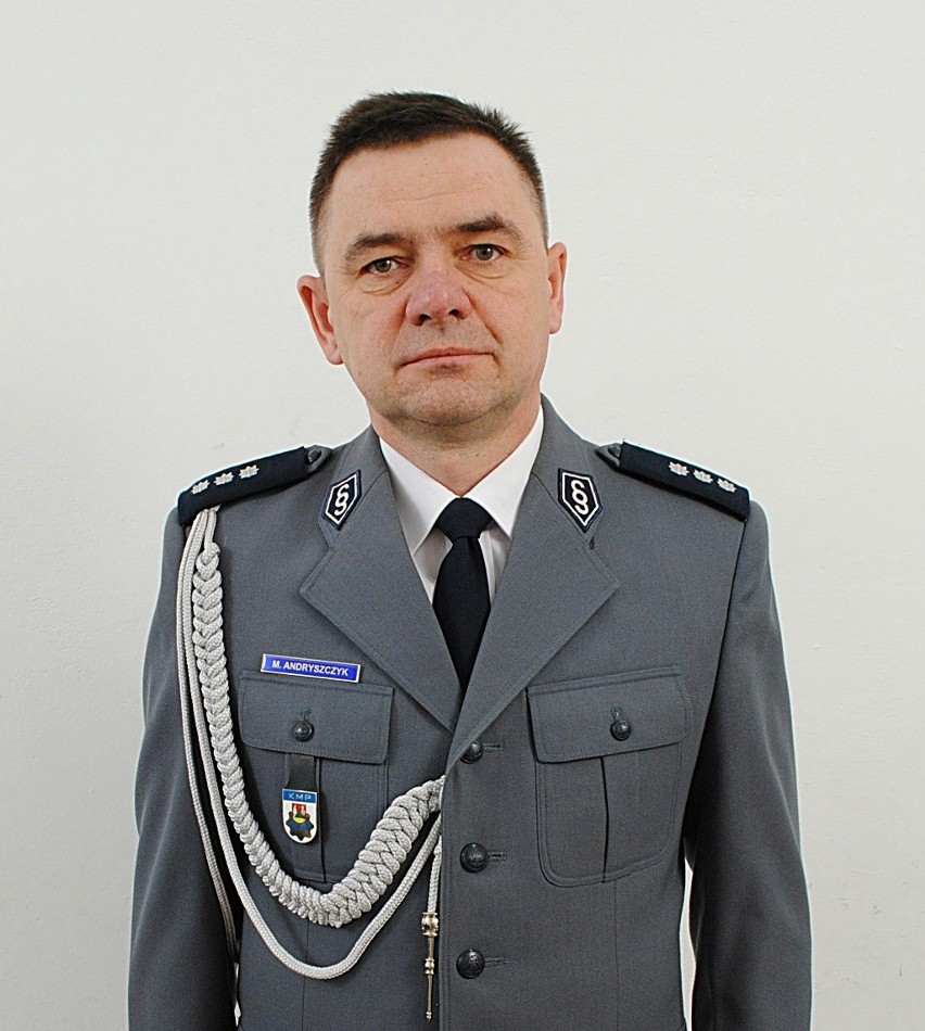I Zastępca Komendanta Miejskiego Policji w Suwałkach komisarz Marek Andryszczyk