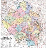 Mapa Śląska w trzech językach 