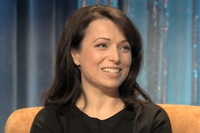 Katarzyna Pakosińska w "Paranienormalni Tonight" (fot. TVP)