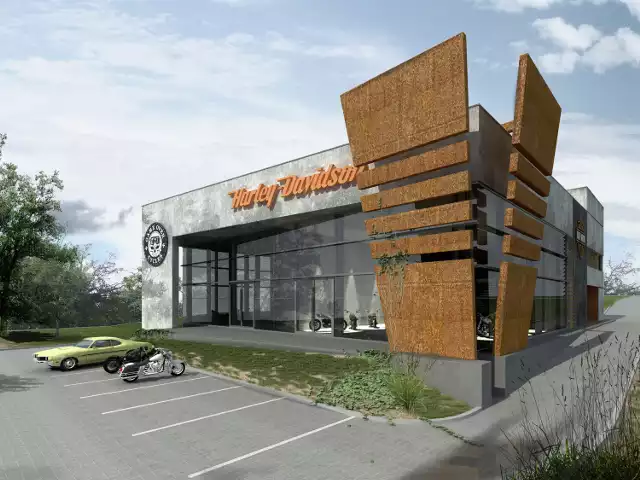 Tak będzie wyglądał salon Harley-Davidson w Rzeszowie.