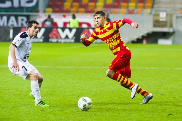 Jagiellonia pokonała Górnika Łęczna i zwiększyła szansę na grę w grupie mistrzowskiej