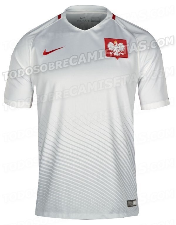 Do internetu wyciekły wzory koszulek reprezentacji Polski na Euro 2016