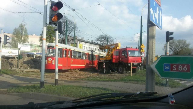 Wykoleił się tramwaj w Sosnowcu