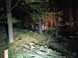 Wierchomla Wielka. Tragiczny wypadek w lesie. Nie  żyje 54 - letni mężczyzna