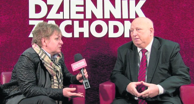 Józef Oleksy w studiu Dziennika Zachodniego