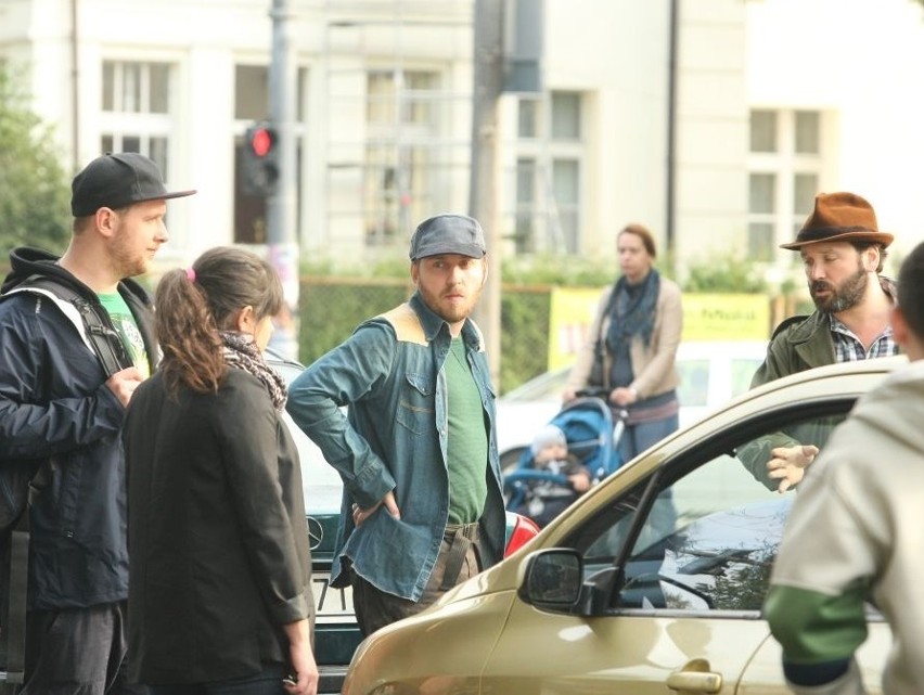 Borys Szyc w Toruniu - gra głównego bohatera filmu "Dżej...