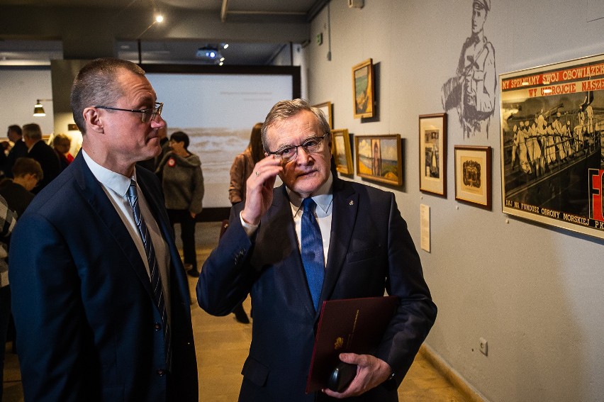 W starym spichlerzu na Ołowiance, siedzibie Narodowego...