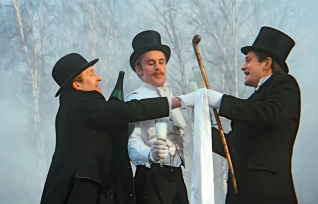 Wojciech Pszoniak, Daniel Olbrychski i Andrzej Seweryn.