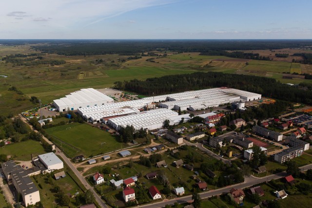 Zakład i hale produkcyjne Pronaru w Narwi
