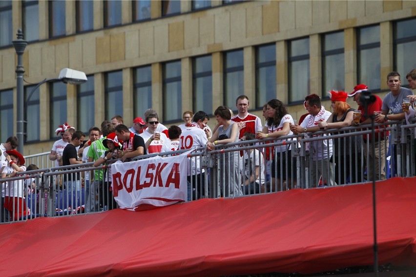 W czasie Euro 2012 strefa kibica na placu Wolności cieszyła...