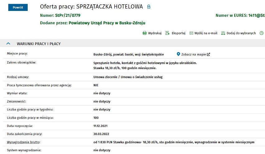 Sprzątaczka hotelowa