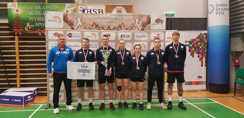 Badminton. Klubowe mistrzostwa Polski w kategorii młodzieżowej. Po pięć medali Hubala i SKB Suwałki