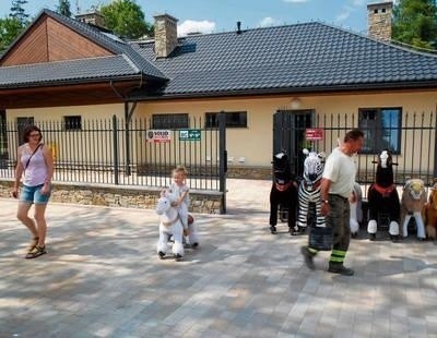 Publiczny szalet mieści się w pawilonie na skraju parku miejskiego FOT. TOMASZ MATEUSIAK