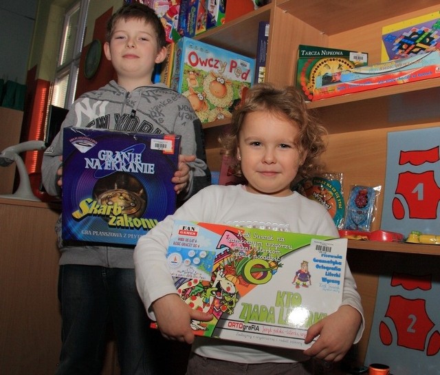 W Miejskiej Bibliotece Publicznej w Lęborku dzieci mogą wybierać między kilkudziesięcioma grami. 