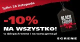 BLACK FRIDAY DLA ROLNIKÓW – promocja w sklepach GRENE i na WWW.GRENE.PL