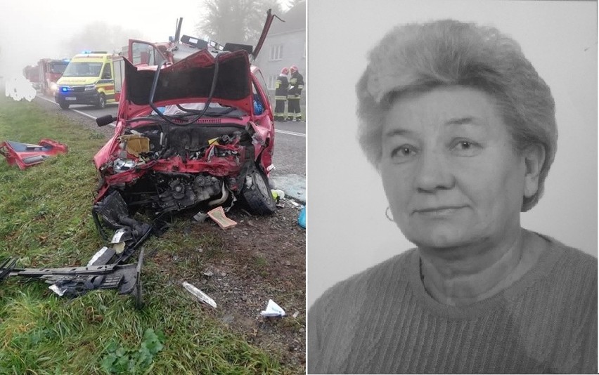 Ostrów. Janina Bednarczyk zginęła w wypadku 25.10.2020. Badania wykazały, że prowadziła pod wpływem alkoholu. Rodzina w to nie wierzy