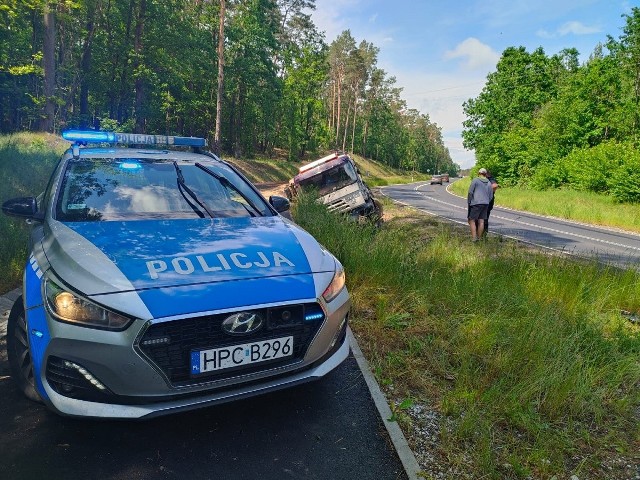 Na trasie Tuchola-Płazowo na DW 240 zderzyły się dwa samochody ciężarowe.