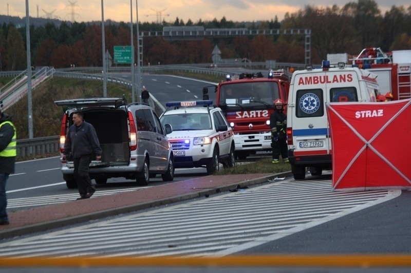 Wypadek w Siewierzu na DK 78