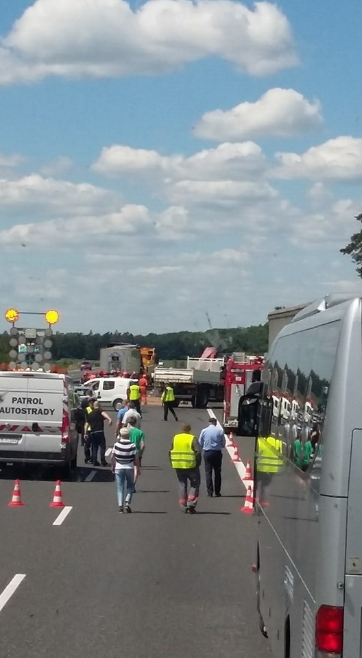 Wypadek na autostradzie A4: Z powodu wypadku dwóch...