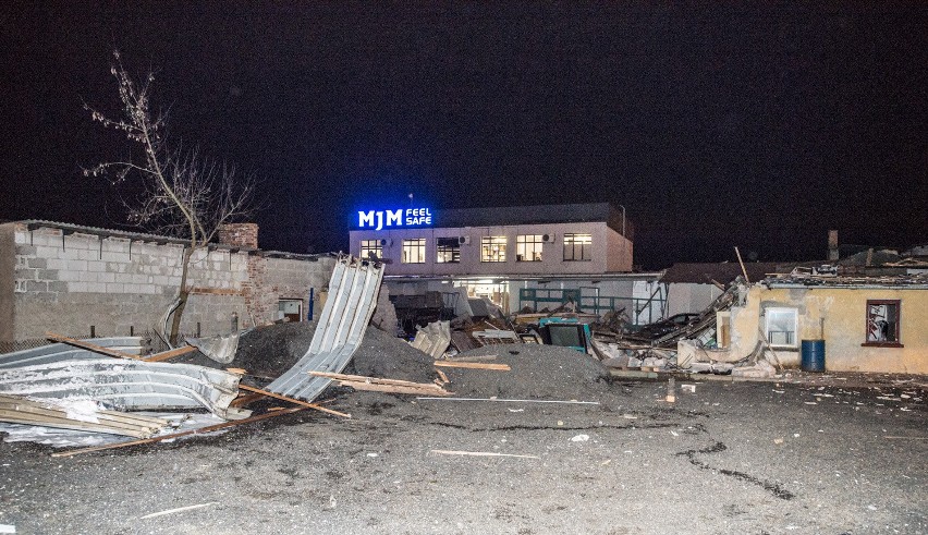 W wyniku eksplozji, do której doszło przy ul. Łowickiej w...