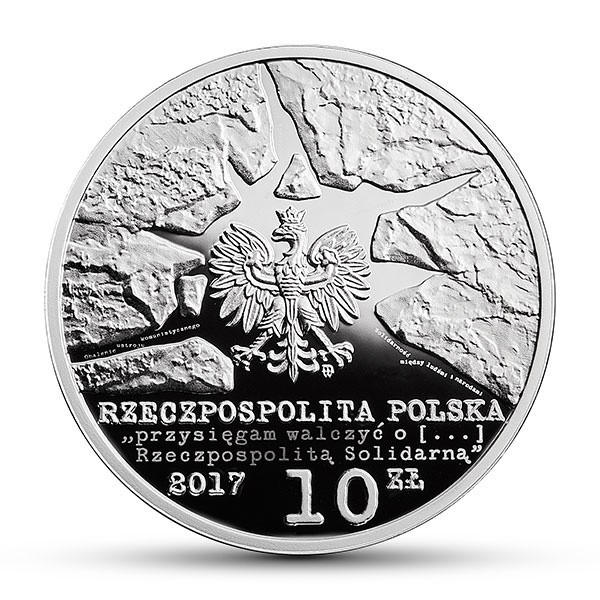 Srebrna moneta z okazji 35-lecia powstania Solidarności Walczącej
