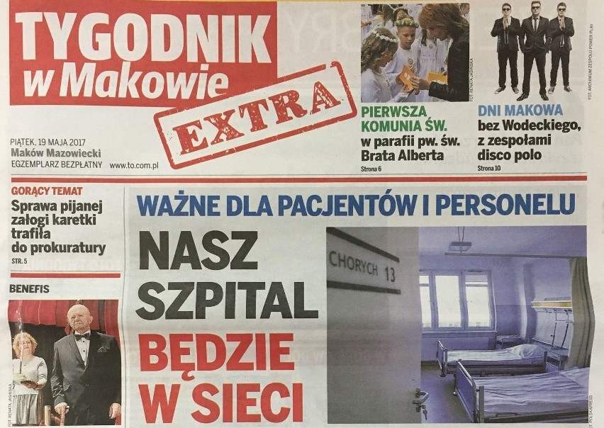 Już jest Tygodnik w Makowie EXTRA! A w nim o szpitalu