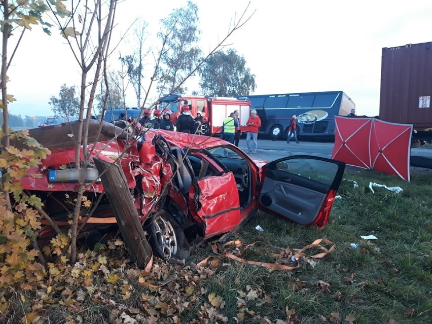 Śmiertelny wypadek w Srocku pod Piotrkowem Trybunalskim