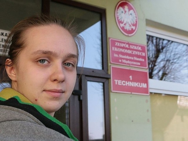 Przeciwniczką łączenia szkół jest m.in. uczennica ekonomika Małgorzata Drzymała