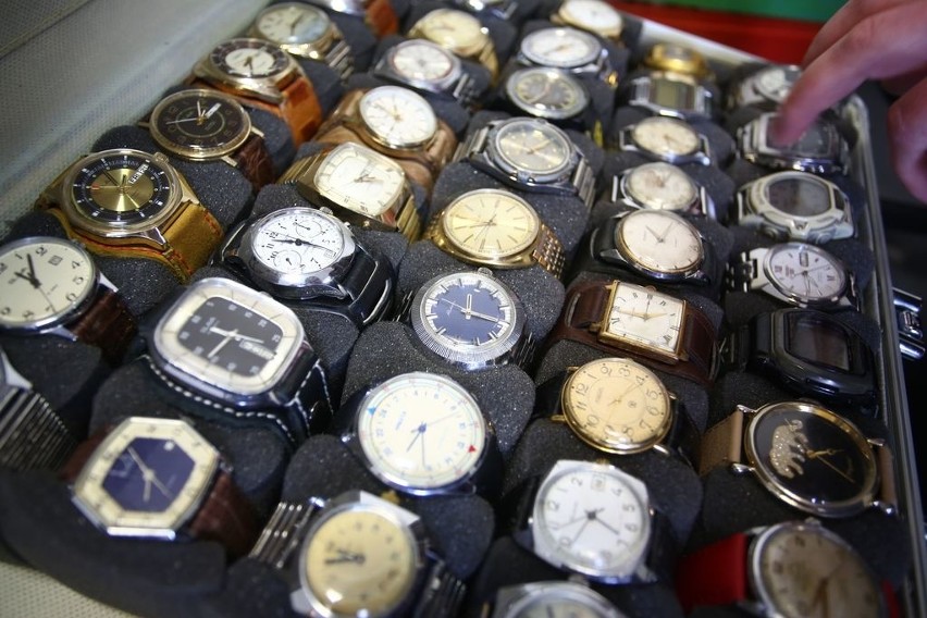W kolekcji znajdują się głównie rosyjskie zegarki.
