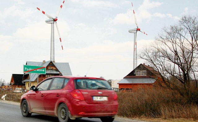 Takie wiatraki (jak te w podhalańskim Podczerwonym) produkujące prąd miały stanąć także w Lipnicy Wielkiej. Dziś nikt nie potrafi powiedzieć, czy staną i kiedy mogłoby to nastąpić