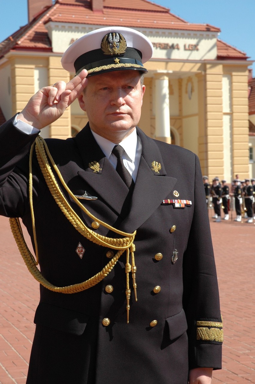 Komendant Akademii Marynarki Wojennej Czesław Dyrcz