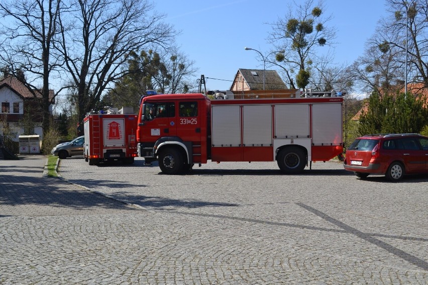 Ćwiczenia strażaków w kościele w Pruszczu Gdańskim