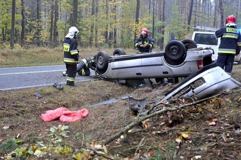 Wypadek na trasie Szubin - Łabiszyn [ZDJĘCIA]