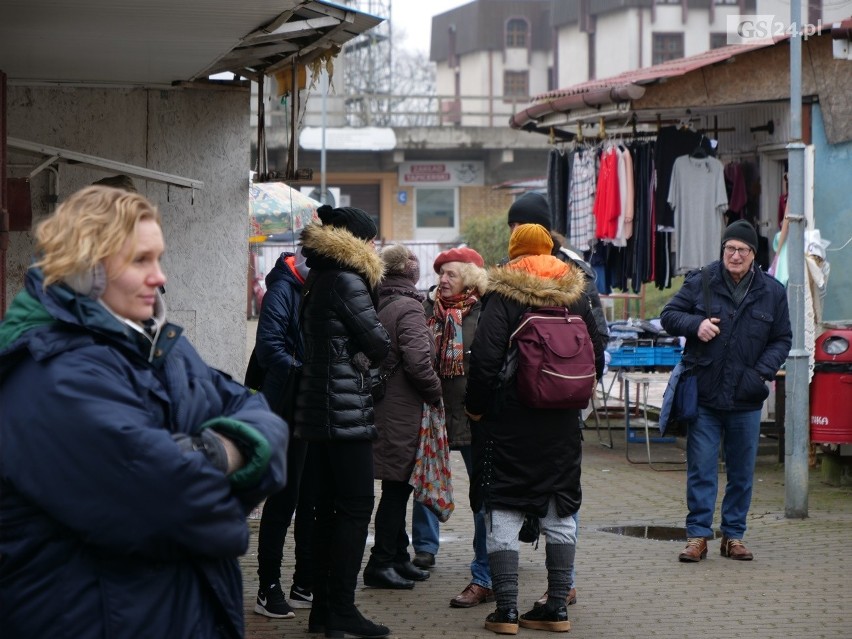 Niemiecki film kryminalny był kręcony na rynku "Kalinka" w Szczecinie [ZDJĘCIA, WIDEO]