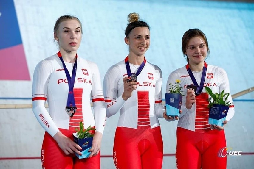 Dwa brązowe medale mistrzostw Europy kolarek Ziemi Darłowskiej