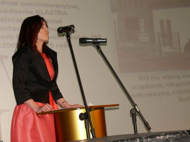 Przemawia Jolanta Budkowska, dyrektor RIG.