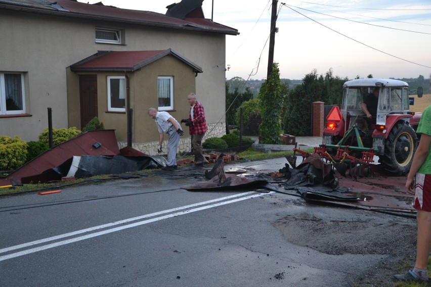 Trąba powietrzna przeszła nad Rybnikiem i powiatem....