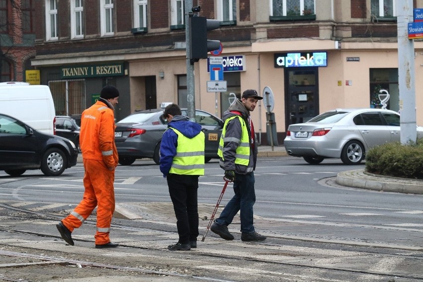 Wykolejenie tramwaju na Jedności Narodowej