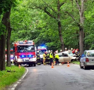 Jedna osoba zginęła w wypadku pod Turawą.