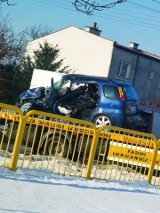 Śmiertelny wypadek w Bielisze w gminie Zakrzew. Zginął kierowca jednego z aut