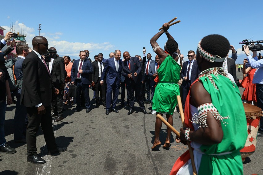 Wizyta Ławrowa w Burundi (Bużumbura, 30 maja 2023)