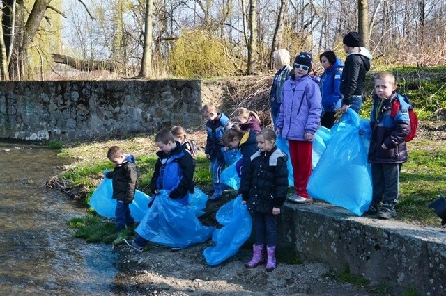 Sprzątanie rzeki Białej w Bielsku-Białej